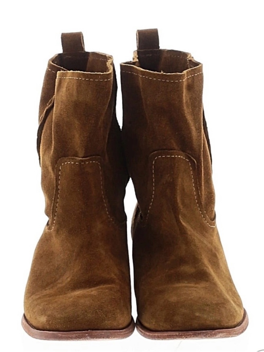 Frye Brown Suede Ankle Boots 10
